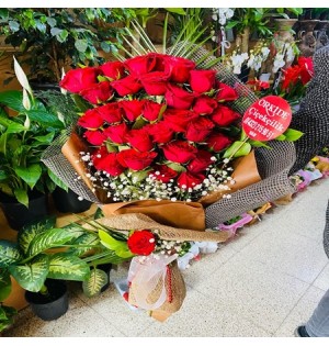 Kırmızı Gül Buketi 30 Adet